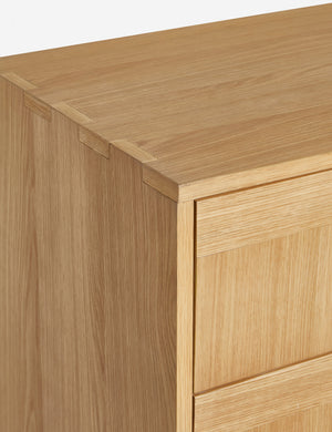 Corner of the Hillard 6-drawer dresser