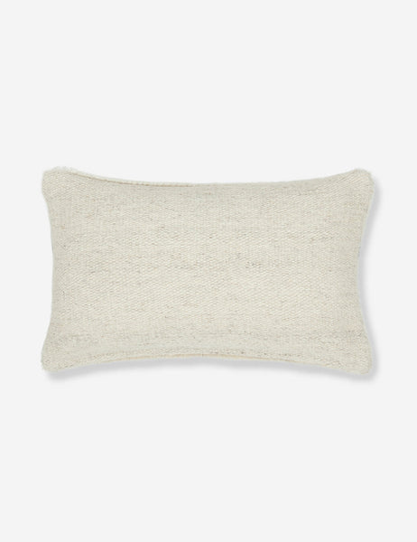 #style::lumbar | Rear view of the Irregular Dots Ivory Lumbar Pillow by Sarah Sherman Samuel 