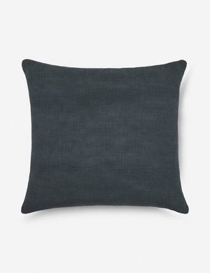 The black back on the Kellan square throw pillow