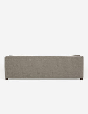 Back of the Lotte Pebble Gray Performance Fabric Sofa