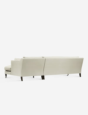 Back of the Fabienne natural sectional