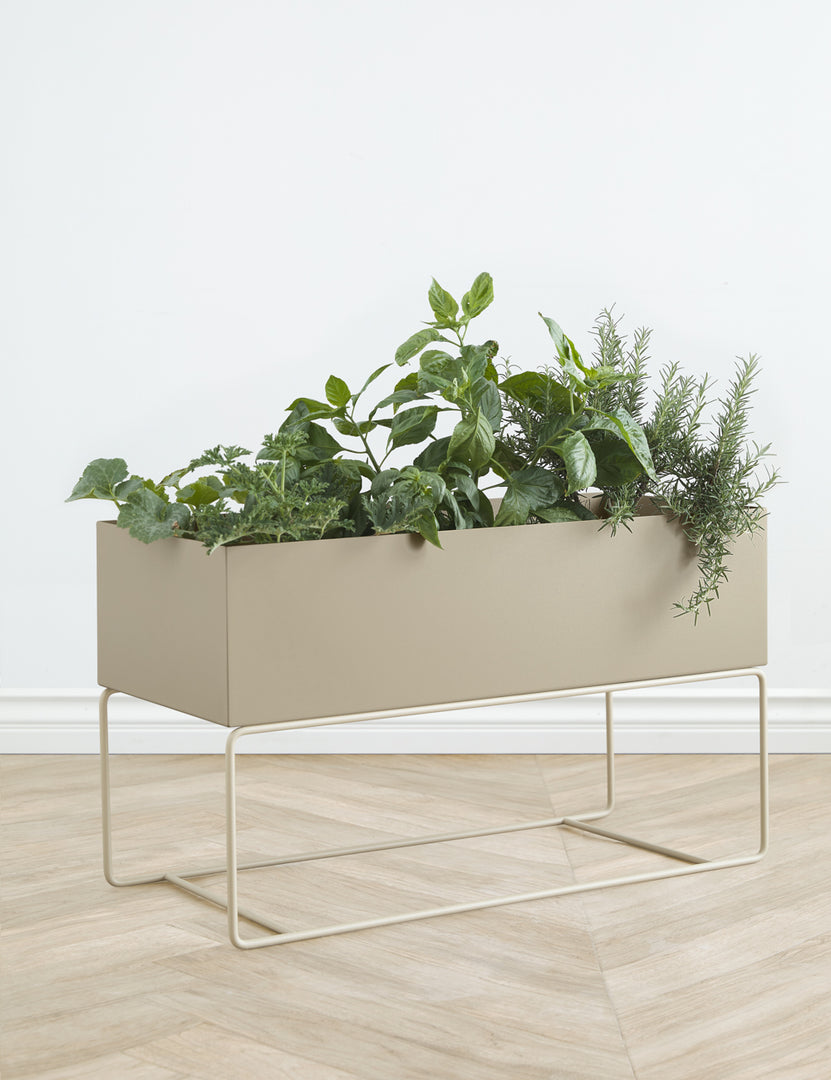 Ravine Planter Pot, Taupe - Large by Ferm Living