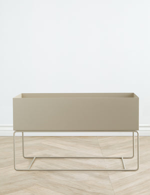Ravine Planter Pot, Taupe - Large by Ferm Living