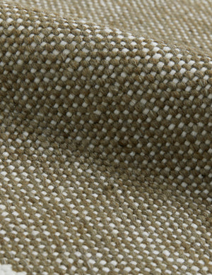 The hand woven flatweave construction of the Rory rug