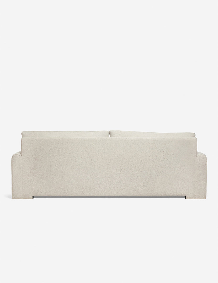 #color::Ivory-Boucle #size::103-W | Back of the Rupert Ivory Boucle sofa