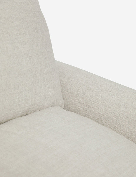 #color::natural-linen #size::103-W | Inner corner of the Rupert Natural Linen sofa