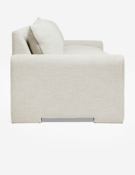 #color::natural-linen #size::103-W | Side of the Rupert Natural Linen sofa