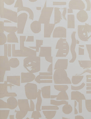 Organic Shapes Taupe