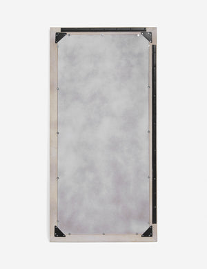 Back of the Sorenson Floor Mirror in bleached ash.