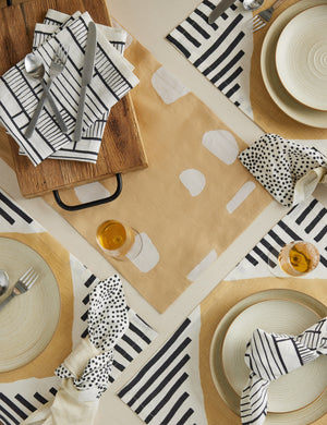 Trench Linen Table Runner by Hadiya Williams