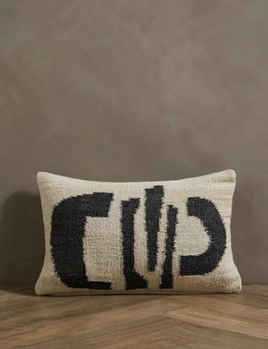 Vela Hemp Lumbar Pillow by Hadiya Williams