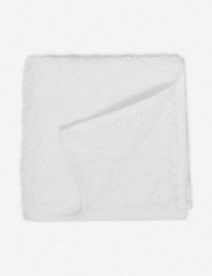 Cloud Loom turkish cotton white Washcloth by Coyuchi