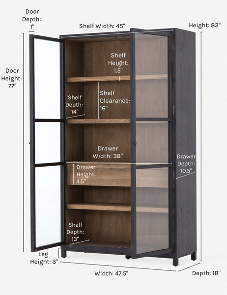 Carly Curio Cabinet