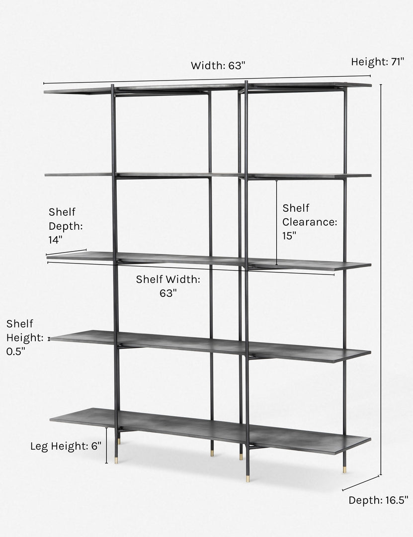 | Dimensions on the Ceil Bookcase