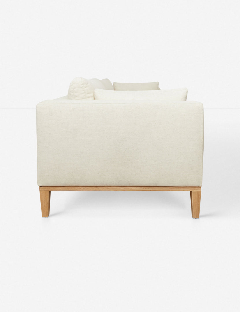 #size::10-w #size::6-w #size::7-w #size::8-w #color::ivory #size::9-w | Side of the Charleston Ivory Linen sofa