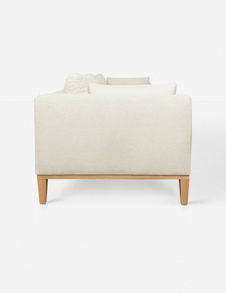 #size::10-w #size::6-w #size::7-w #size::8-w #color::ivory #size::9-w | Side of the Charleston Ivory Linen sofa