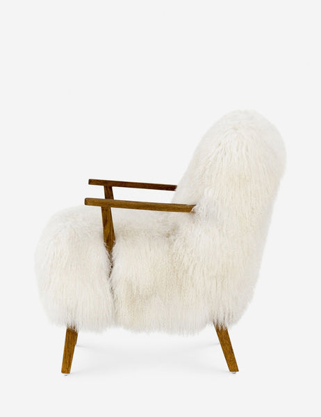 | Side of the Kora accent chair