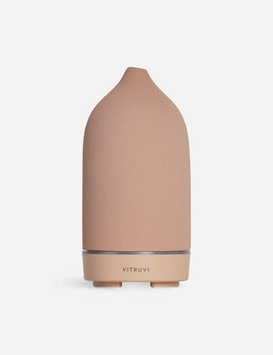 Suede pink Stone Diffuser by Vitruvi