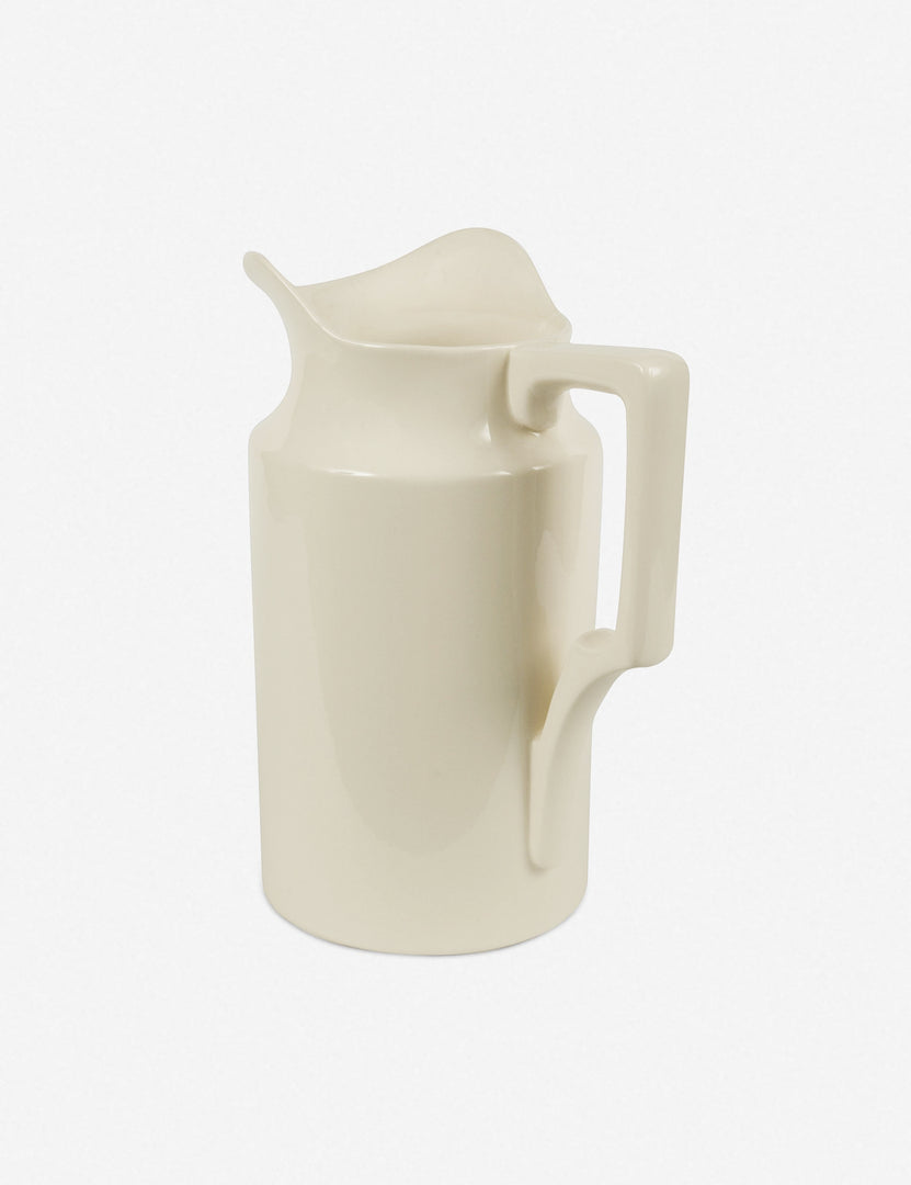 Stoneware Still Life Pitcher