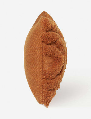 Side of the arches rust lumbar pillow