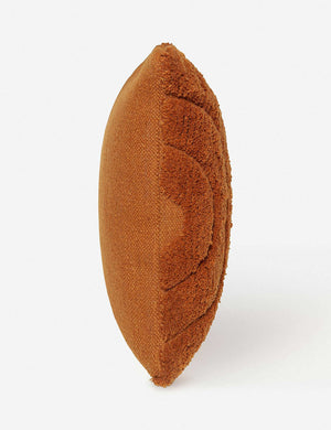 Side of the arches rust square pillow