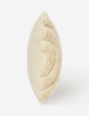 Side of the arches ivory square pillow