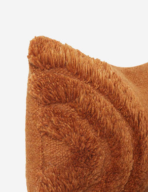 Corner of the arches rust lumbar pillow