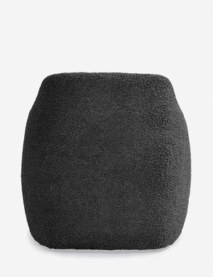 Back of the Tobi Slate Boucle swivel chair