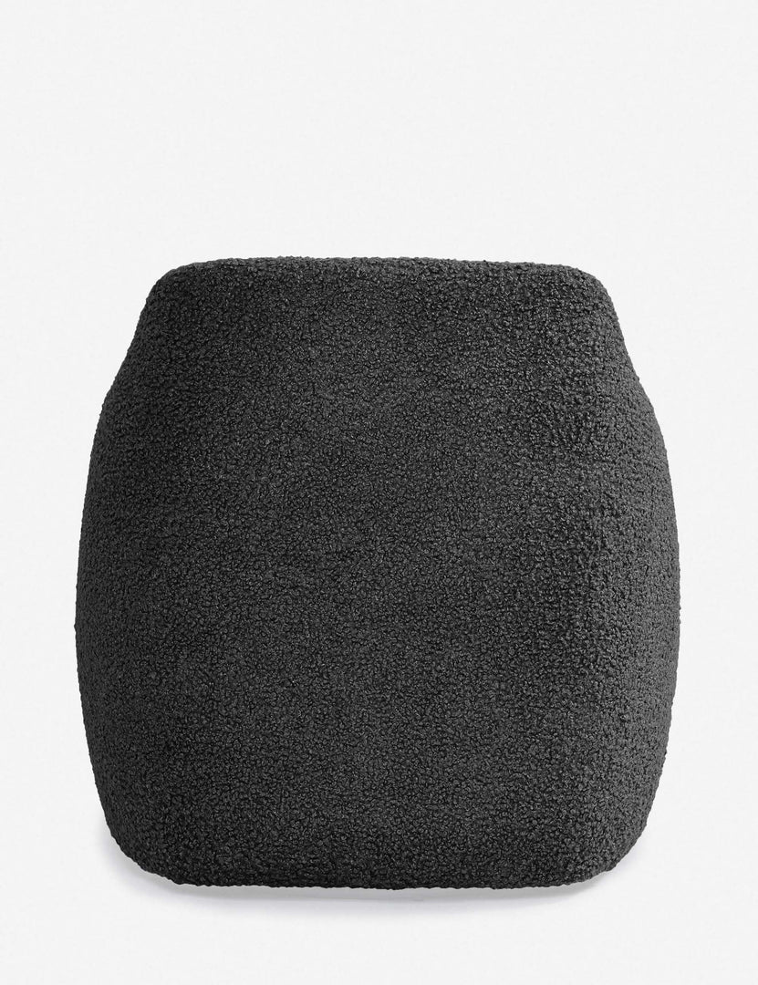 #color::slate-boucle | Back of the Tobi Slate Boucle swivel chair