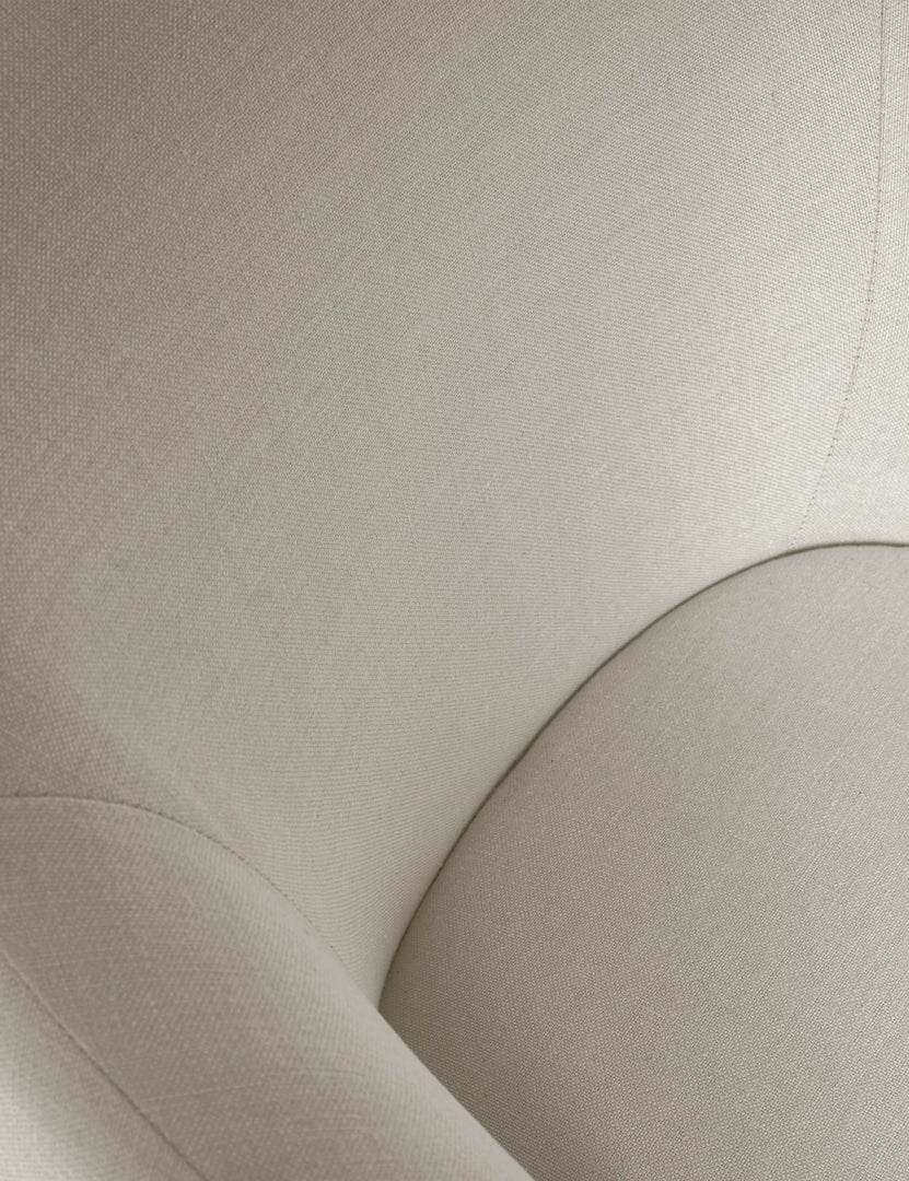 #color::flax | Close-up of the flax linen fabric