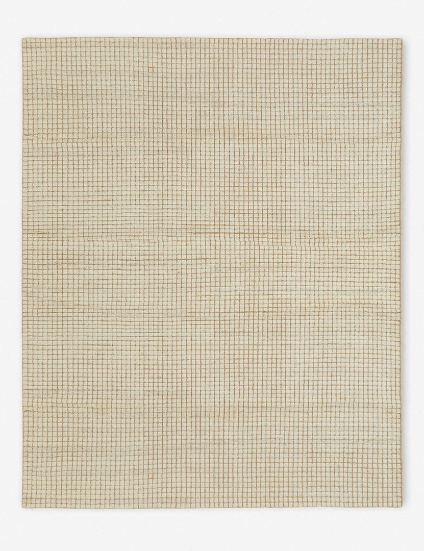 #color::taupe-and-natural #size::2-6--x-8- #size::5--x-8- #size::8--x-10- #size::9--x-12- #size::10--x-14- #size::12--x-15- | Uma taupe and natural checkered grid pattern rug