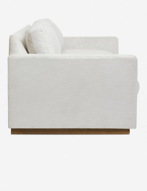 Side of the Walden white sofa